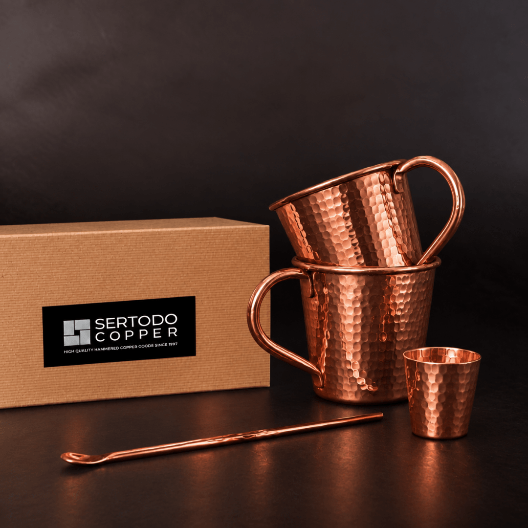 Sertodo Moscow Mule Mug Gift Set