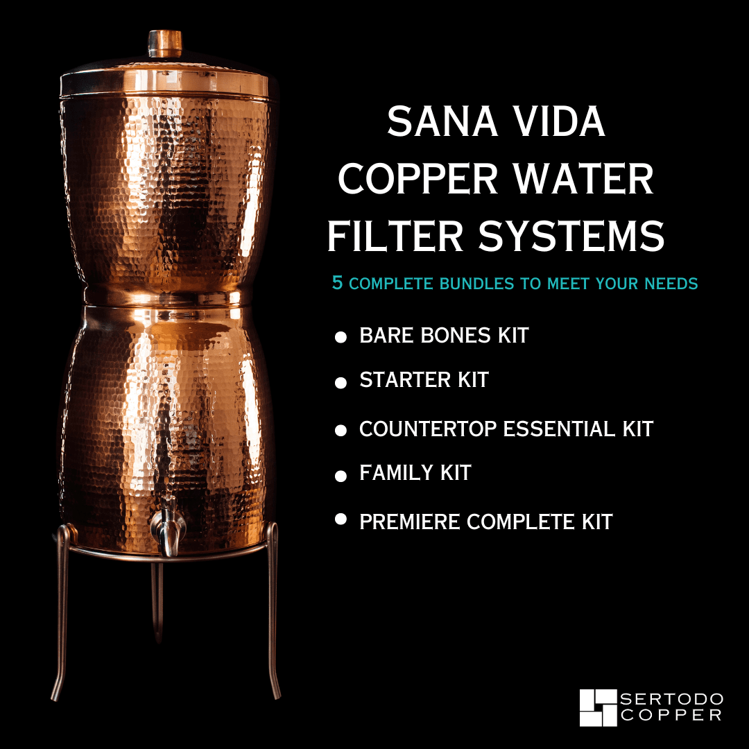 Sertodo Sana Vida Copper Water Filtration Systems