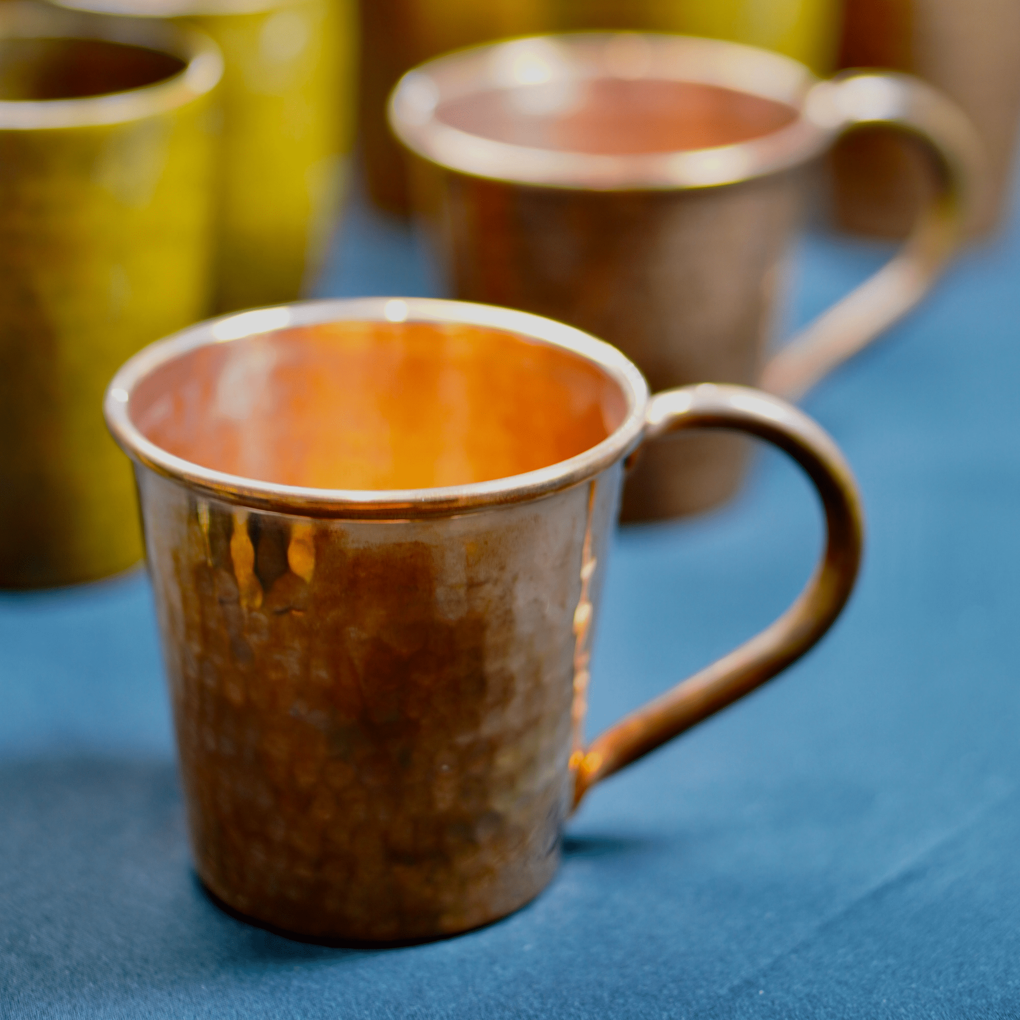 Sertodo Solid Copper Mule Mug, Copper Handle, 12 oz