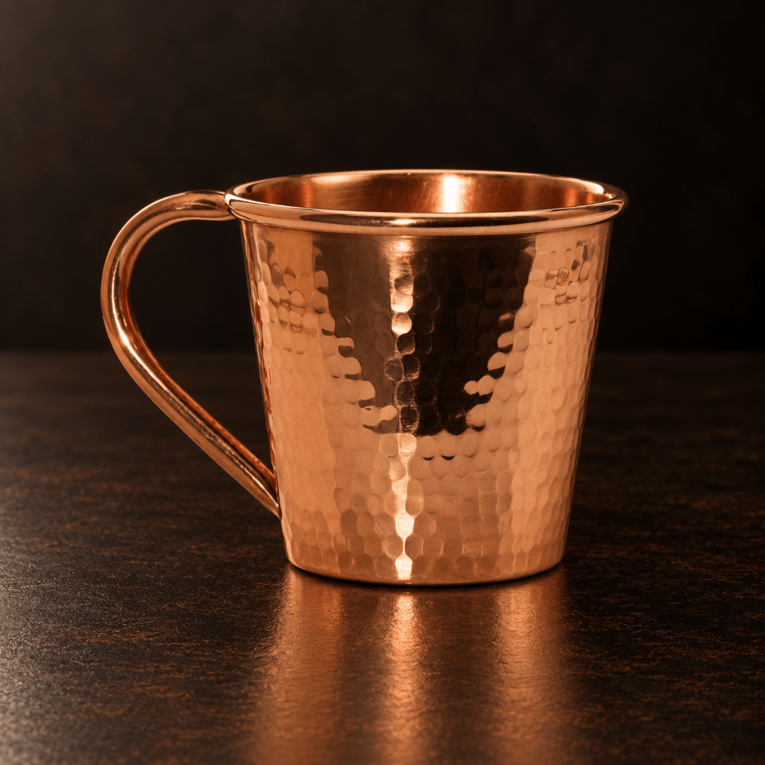 Sertodo Solid Copper Mule Mug, Copper Handle, 12 oz