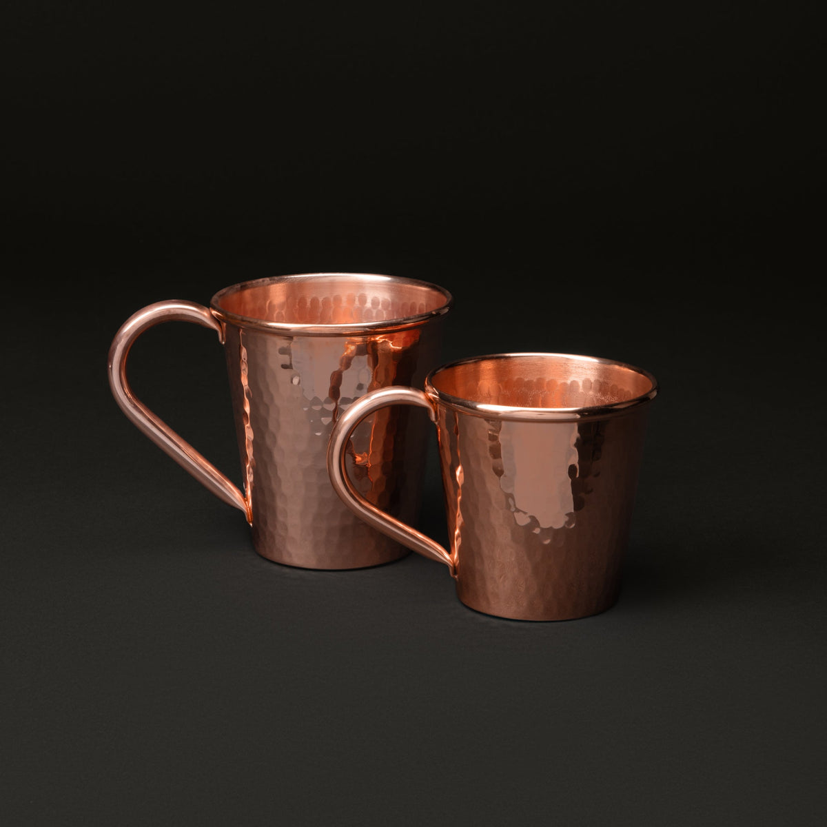 Sertodo Solid Copper Mule Mug, Copper Handle, 12 oz