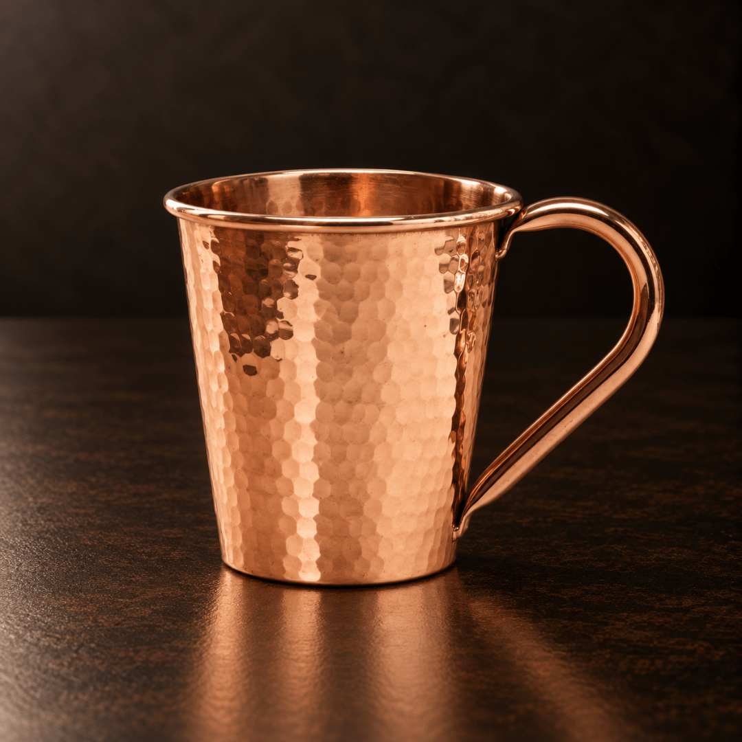 Sertodo Solid Copper Mule Mug, Copper Handle, 18 oz