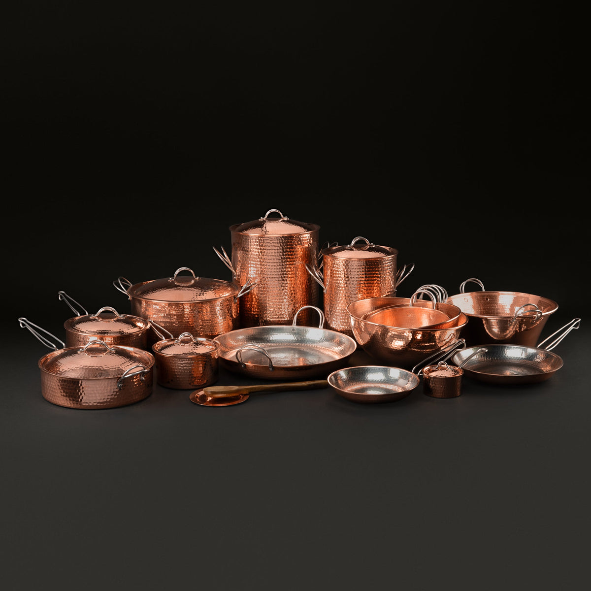 Sertodo Kingdom Copper Kitchen Caboodle, full copper cookware collection