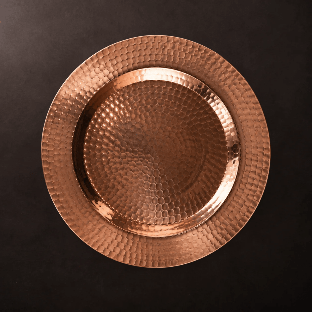 Sertodo Thessaly 13 Inch Copper Charger Plates