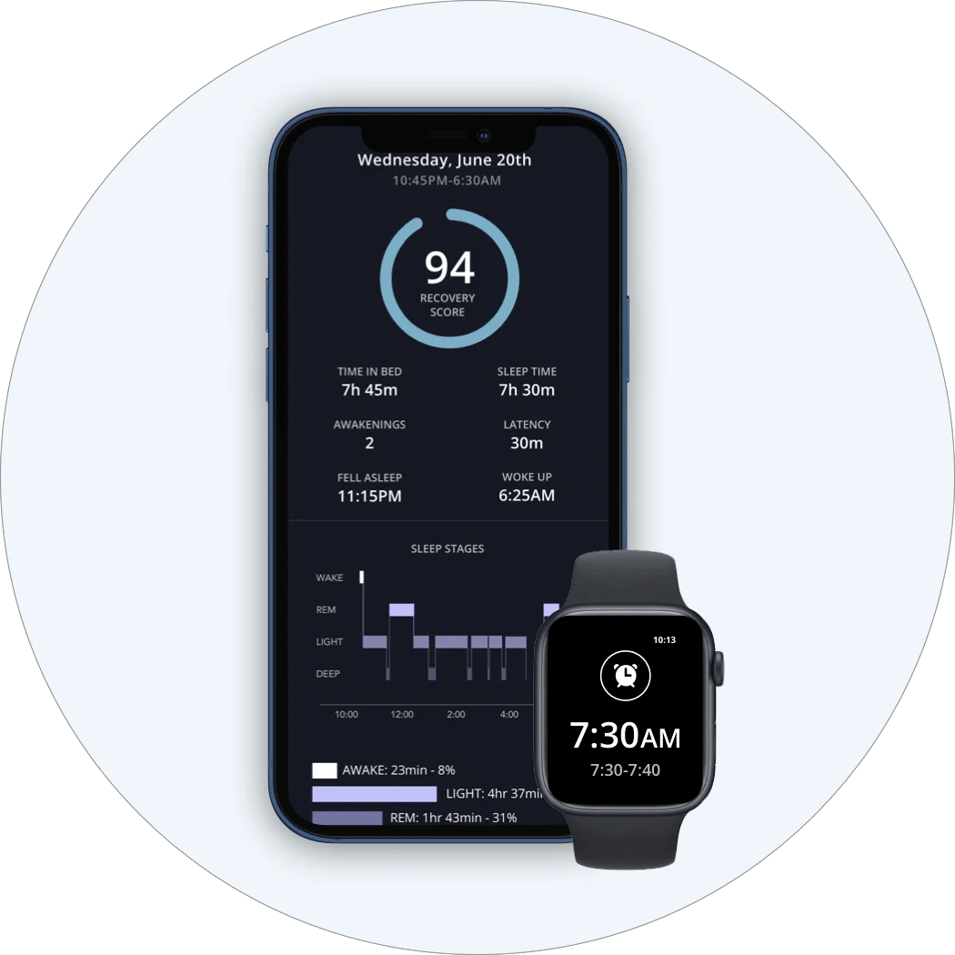 SleepSpace Smart Bed & Phone Charger MDsleep + 1 - Year SleepSpace Subscription