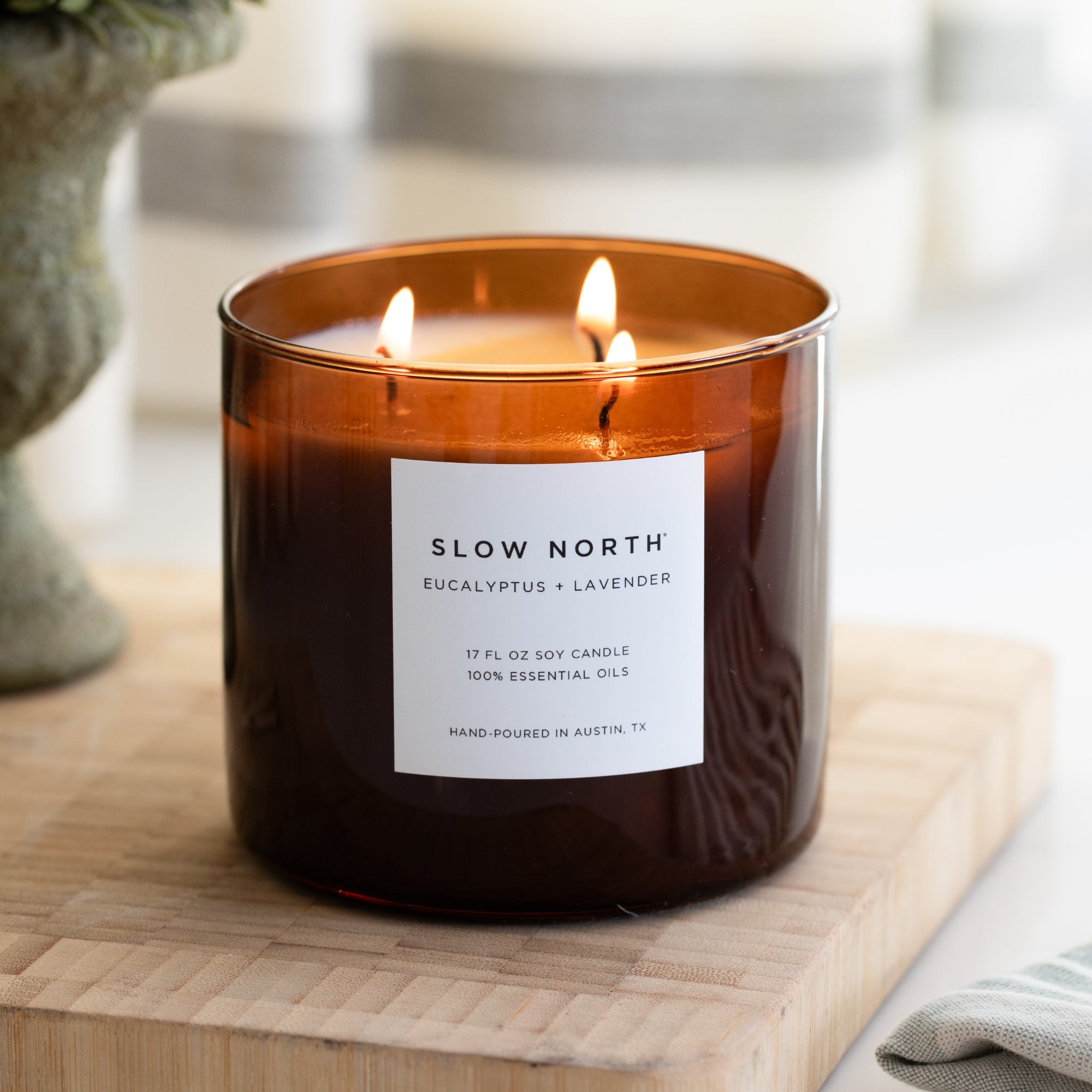 Slow North Eucalyptus + Lavender - Signature 3 - Wick Candle