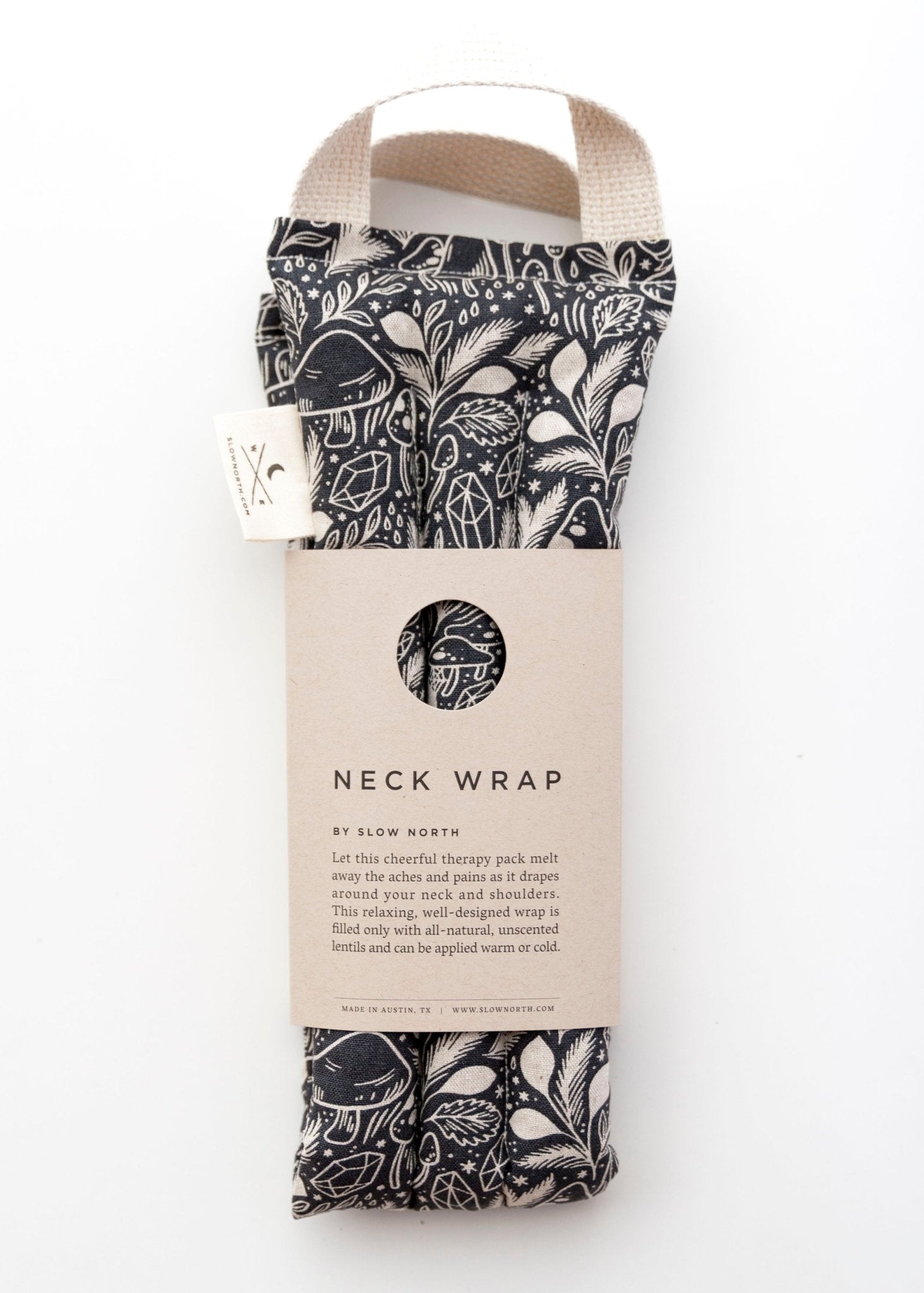 Slow North Eye Mask + Neck Wrap Bundle - Mystical Mushroom
