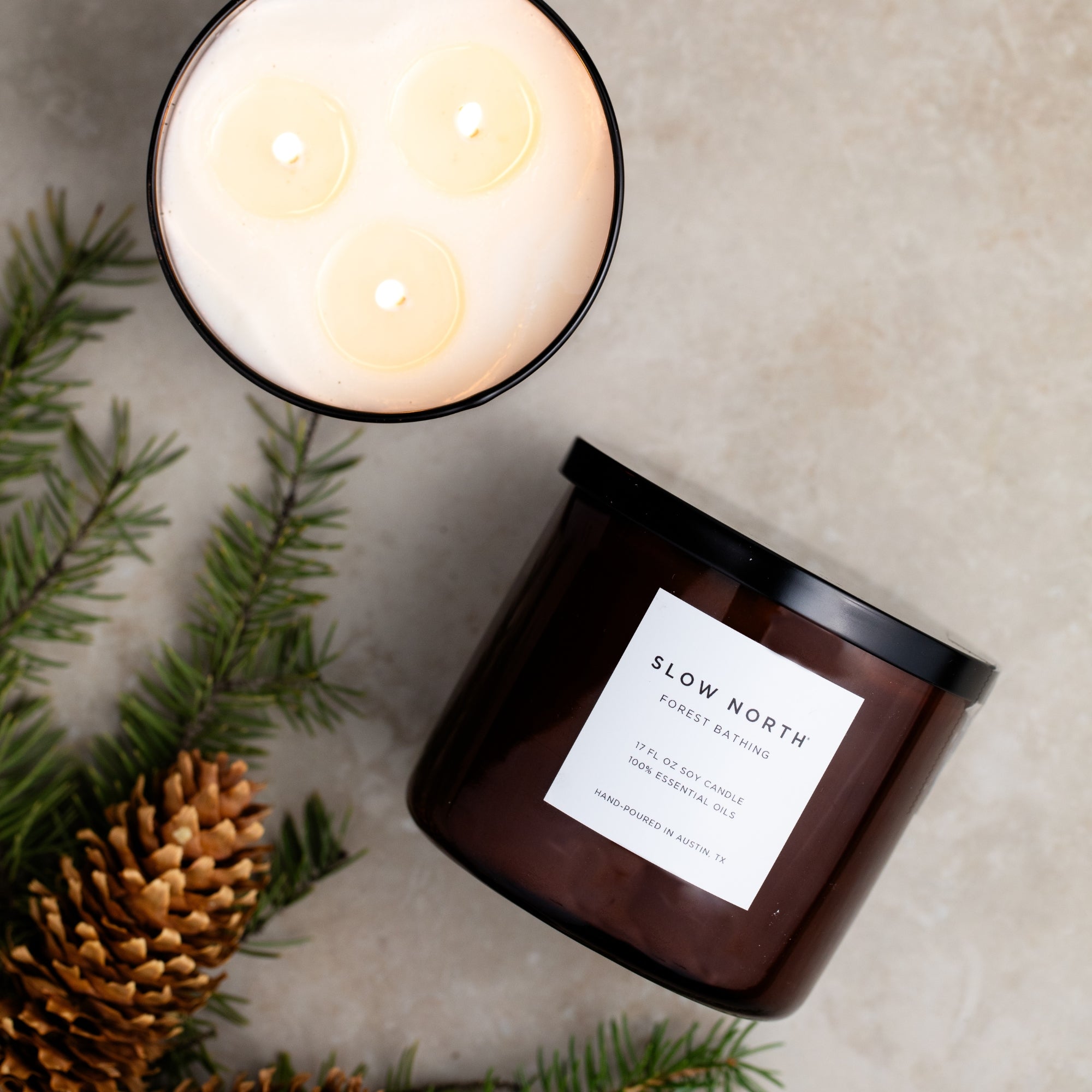 Slow North Forest Bathing - Signature 3 - Wick Candle