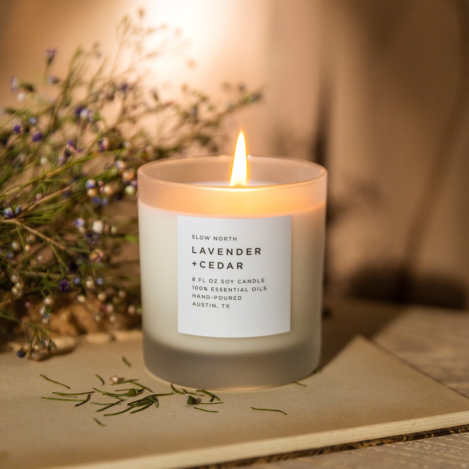 Slow North Lavender + Cedar - Signature Candle