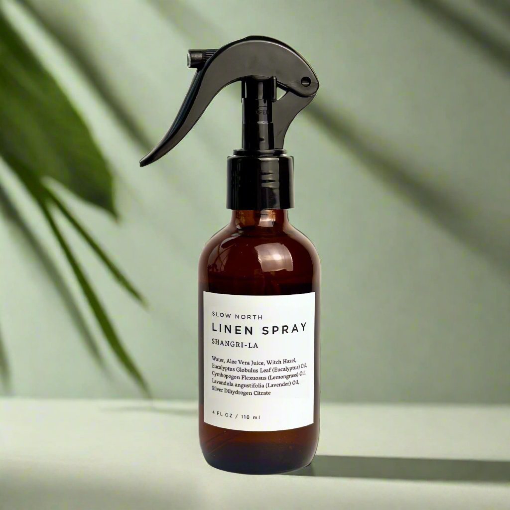 Slow North Linen Spray - Shangri - La - Eucalyptus + Lavender + Lemongrass