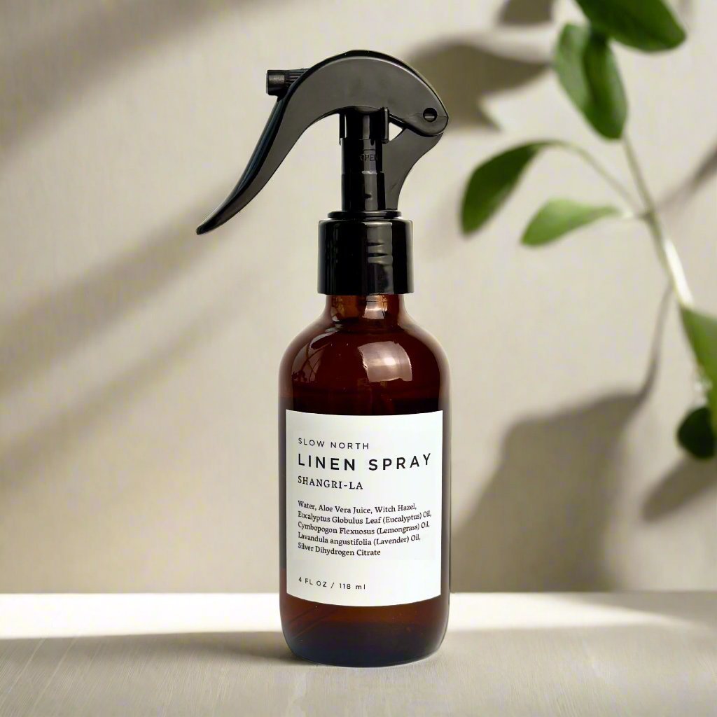 Slow North Linen Spray - Shangri - La - Eucalyptus + Lavender + Lemongrass