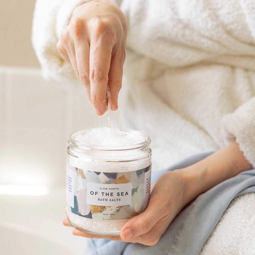 Slow North Of The Sea Bath Salts - 15 oz Jar