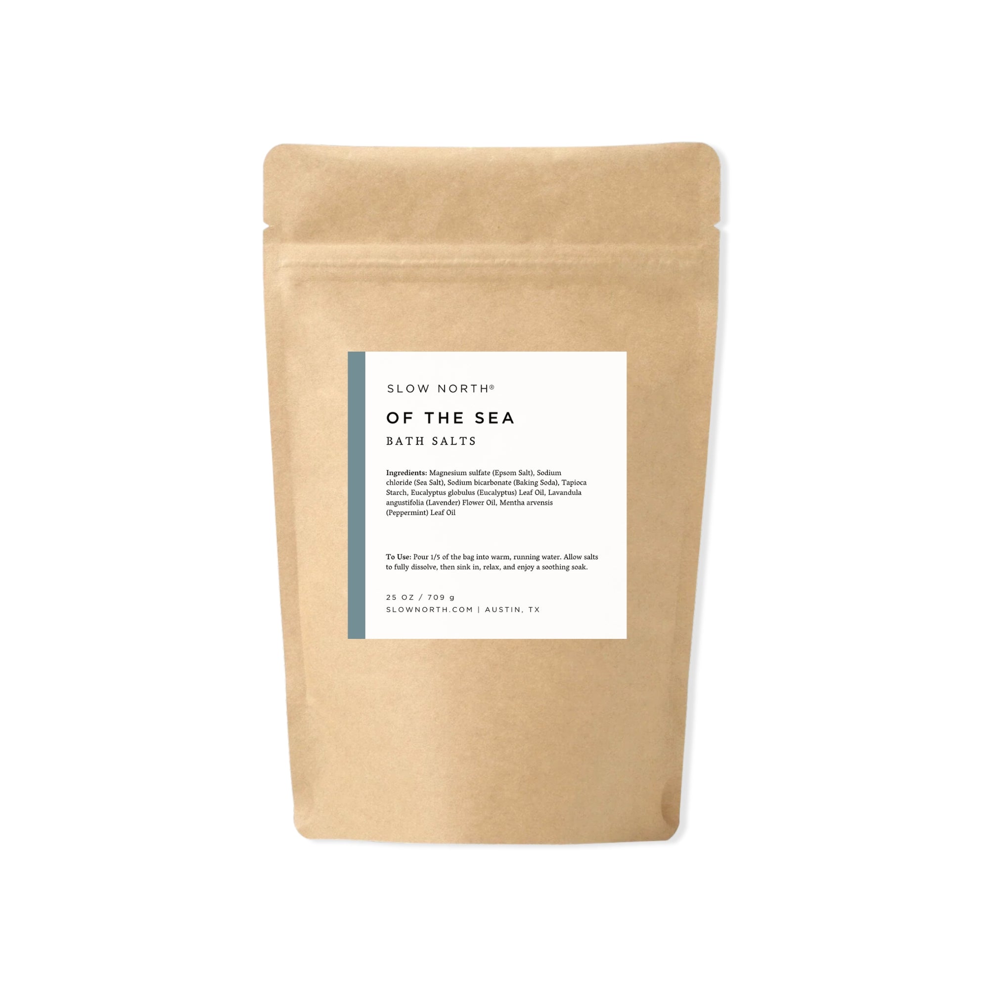Slow North Of The Sea Bath Salts - 25 oz Refill Bag