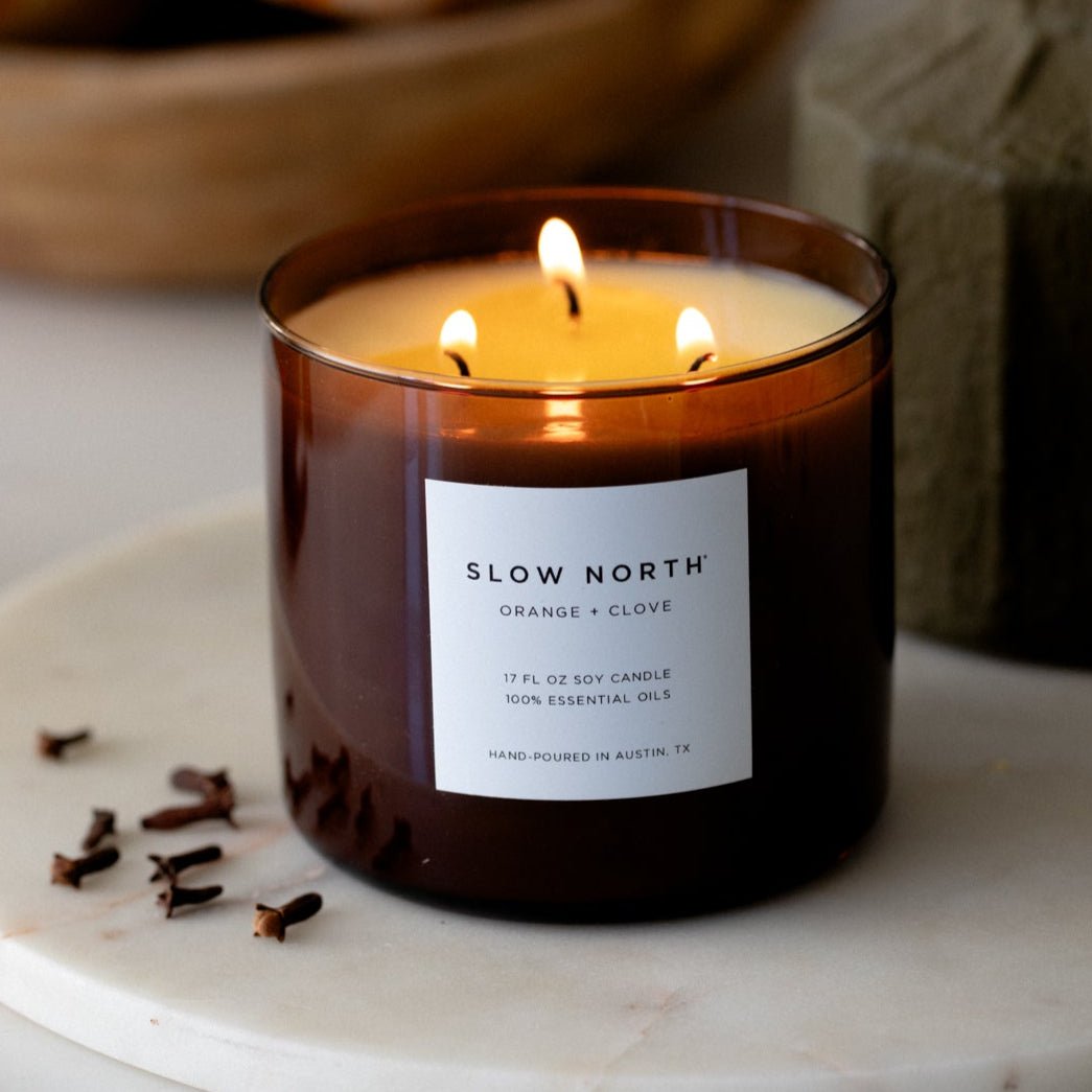 Slow North Orange + Clove - Signature 3 - Wick Candle
