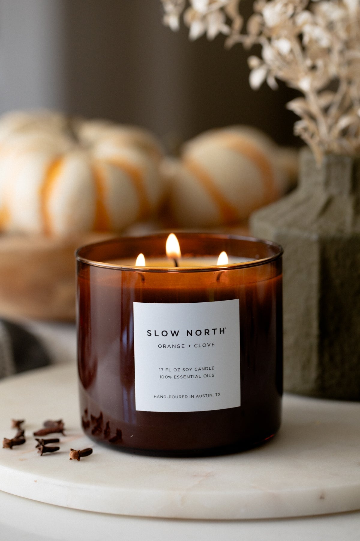 Slow North Orange + Clove - Signature 3 - Wick Candle