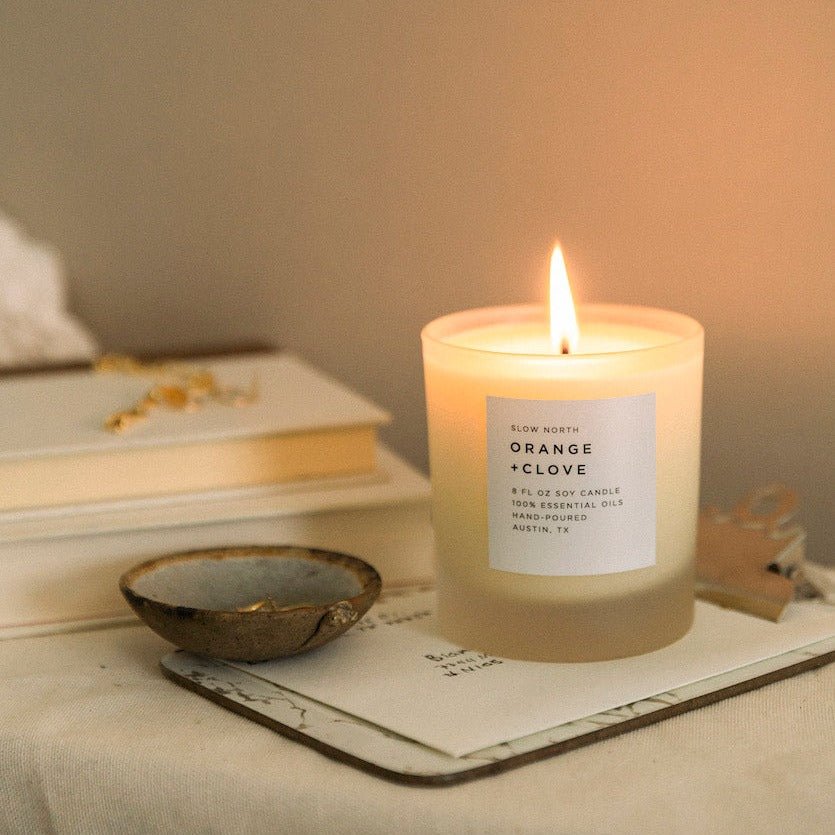 Slow North Orange + Clove - Signature Candle