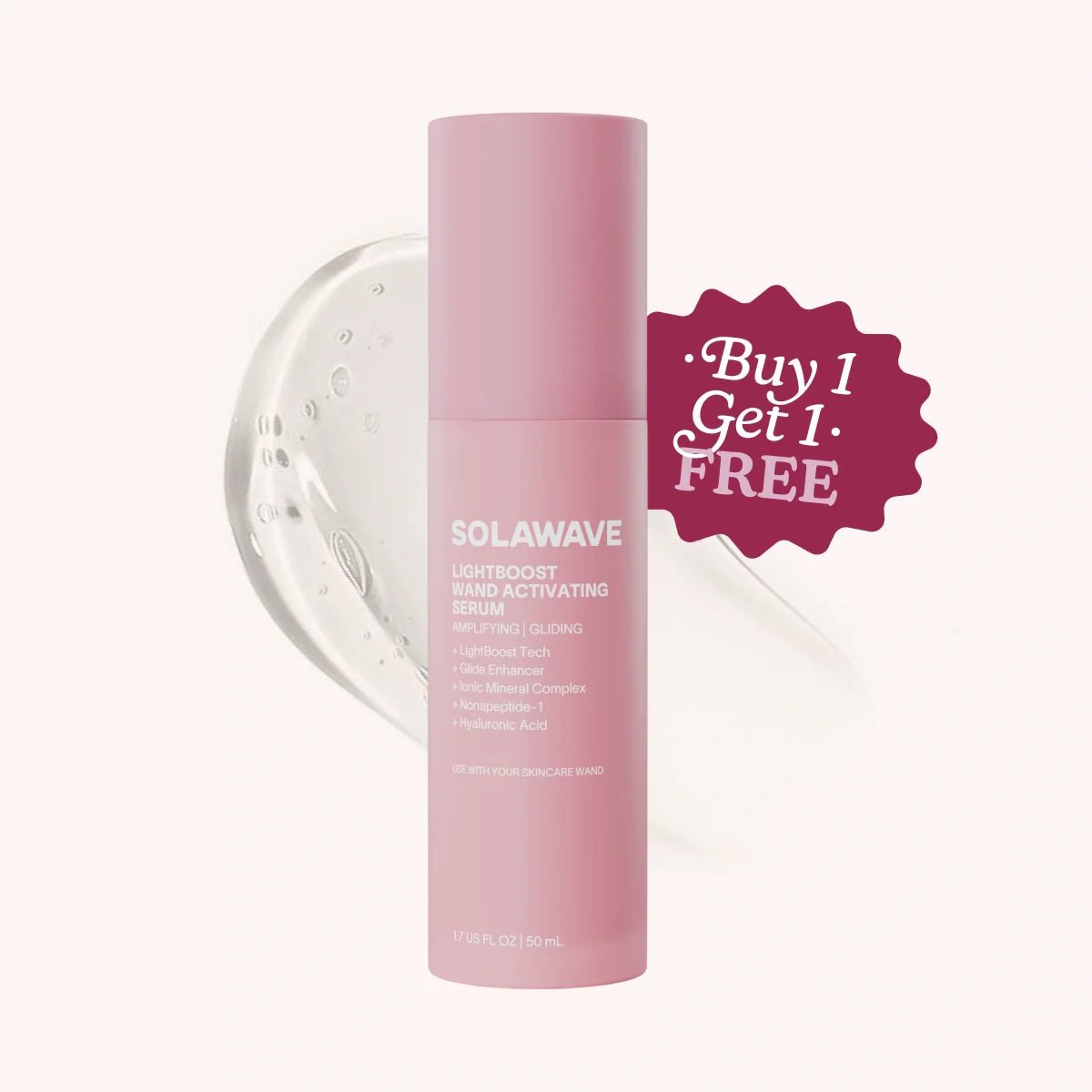 Solawave Light Therapy Boosting Wand Activating Serum