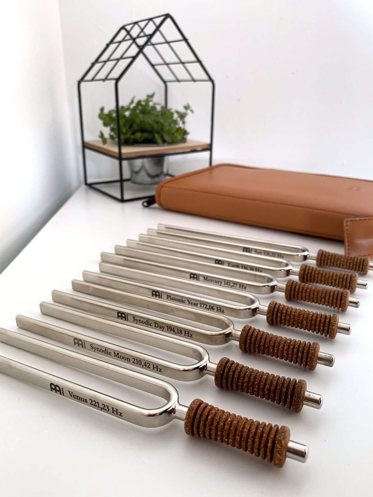 Sound Healing LAB 7 Chakra Healing Tuning Fork Set with Travel Case