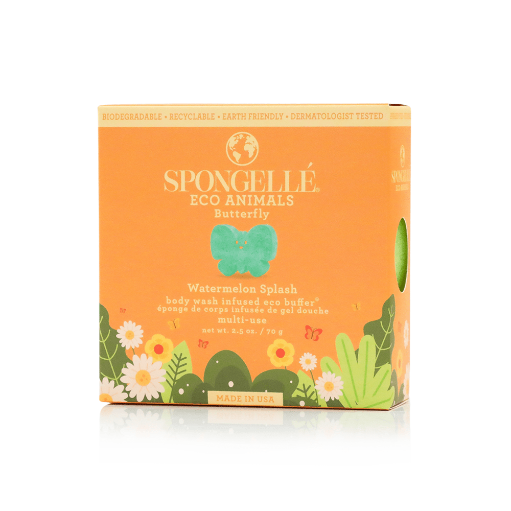 Spongellé Butterfly | Eco Animals Kids Buffer