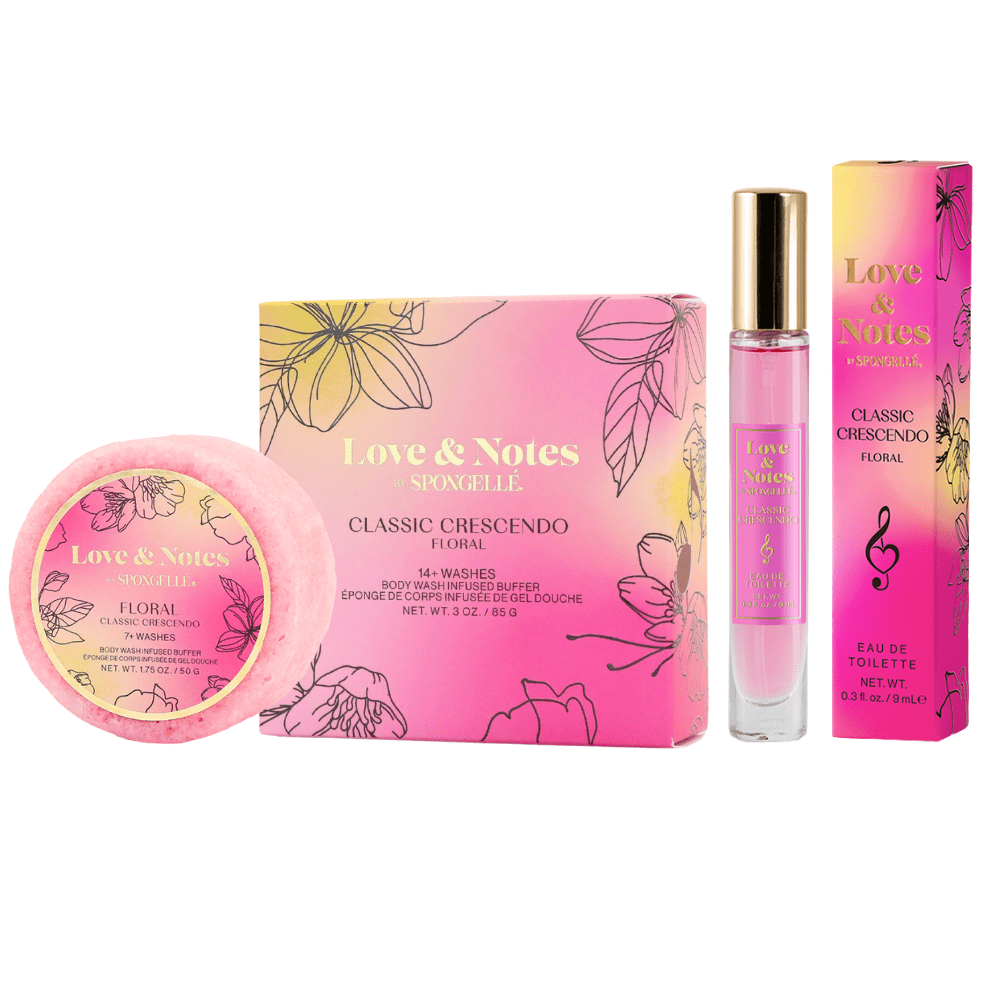 Spongellé Classic Crescendo Love & Notes Trio Set