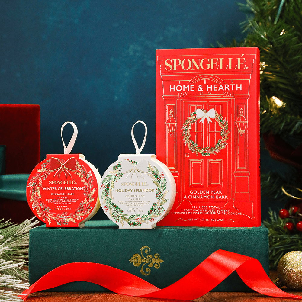 Spongellé Home & Hearth | Holiday Wreath Gift Set