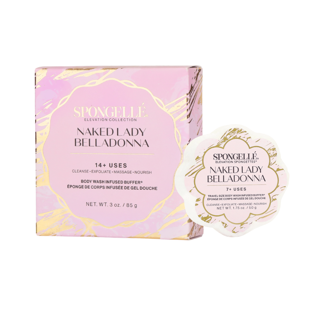 Spongellé Naked Lady Belladonna Body & Travel Buffer Set