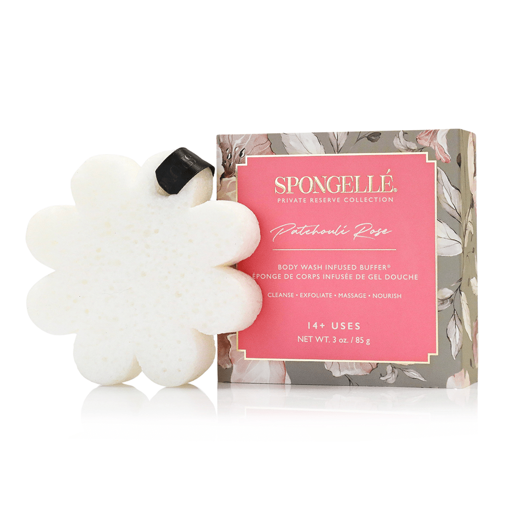 Spongellé Patchouli Rose | Boxed Flower