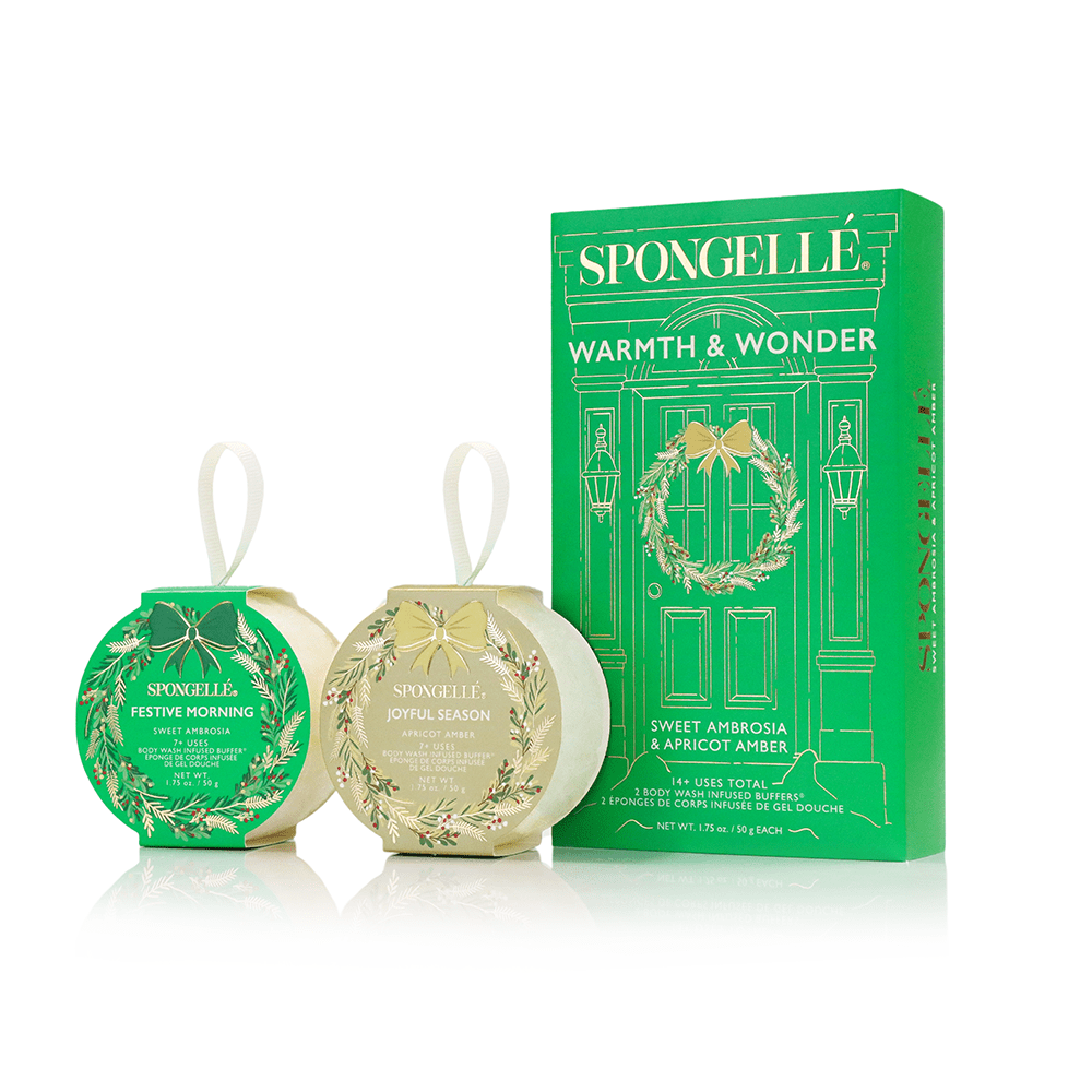 Spongellé Warmth & Wonder | Holiday Wreath Gift Set