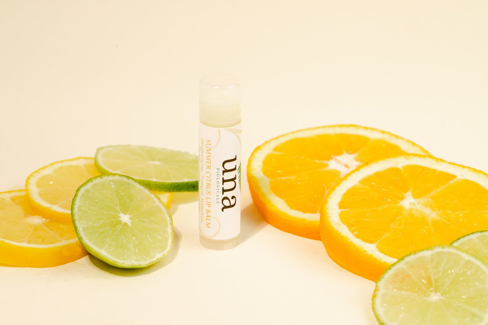 Una Biologicals® Summer Citrus Organic Lip Balm | Face Care | Una Biologicals Skin Care