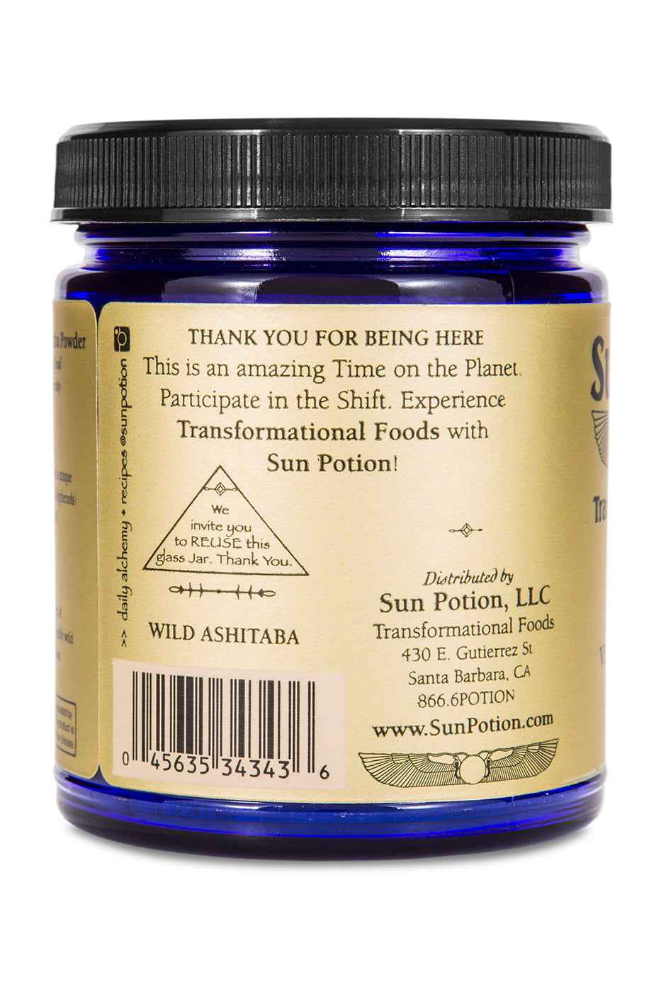 Sun Potion Ashitaba Leaf & Stem Powder (Wild Harvested)