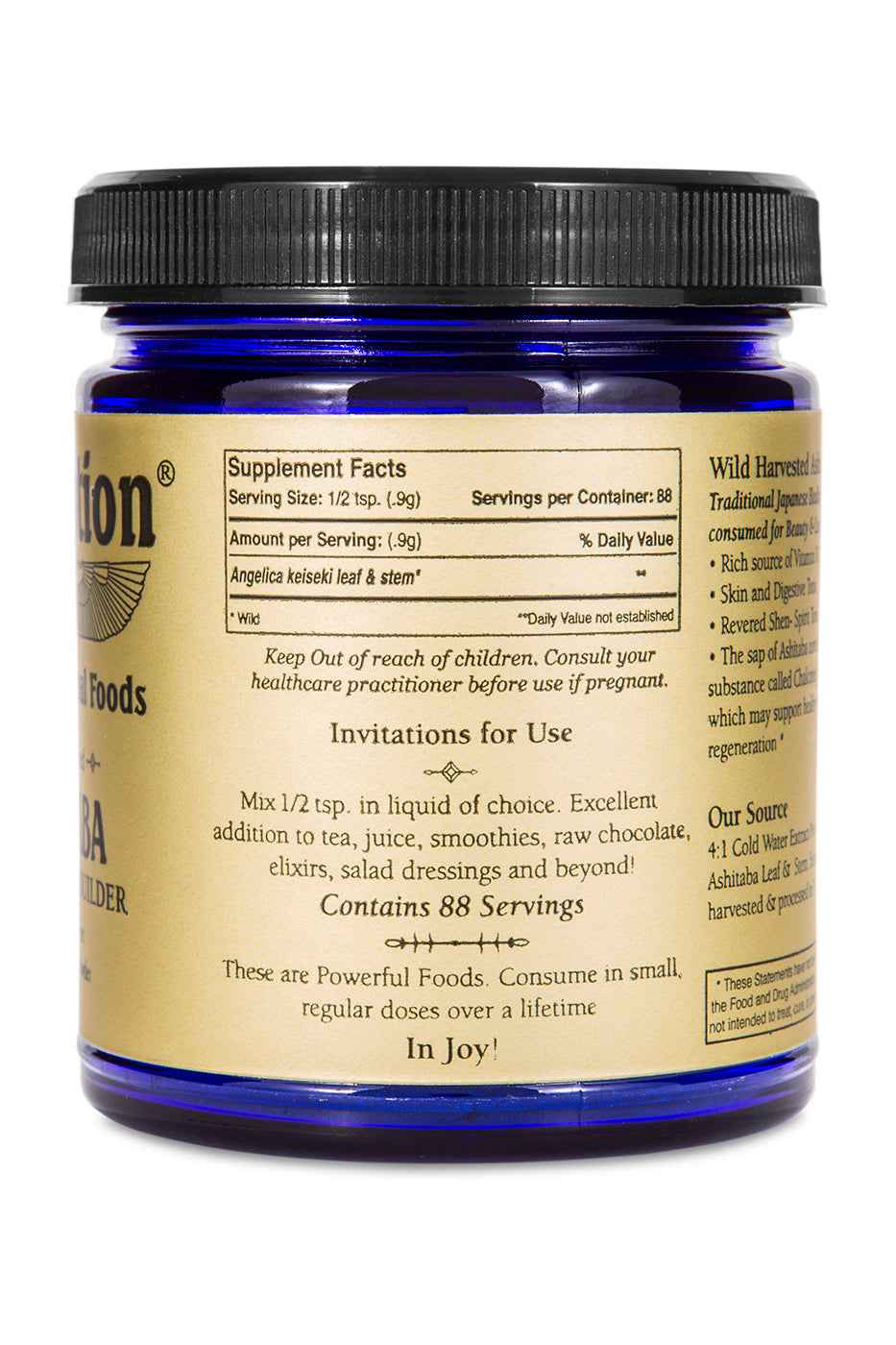 Sun Potion Ashitaba Leaf & Stem Powder (Wild Harvested)