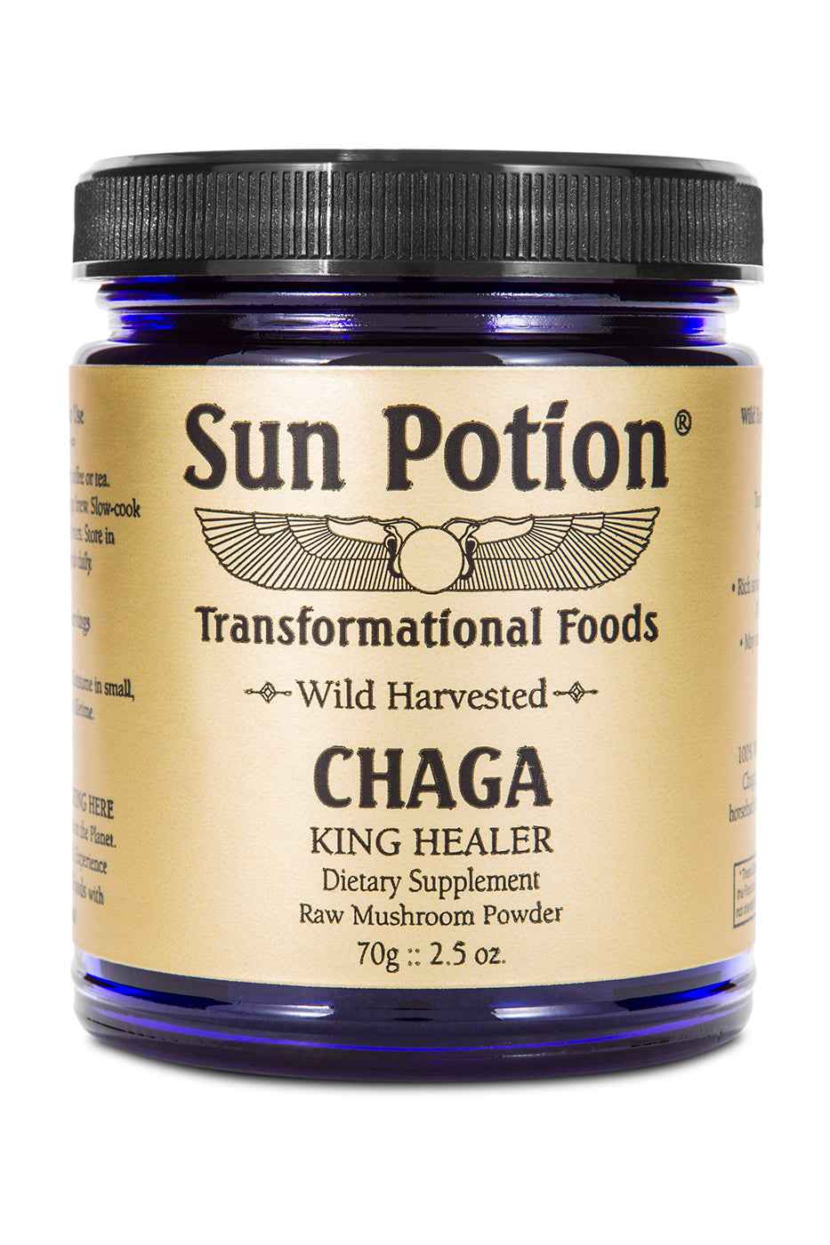 Sun Potion Chaga Mushroom Powder (Wildcrafted)
