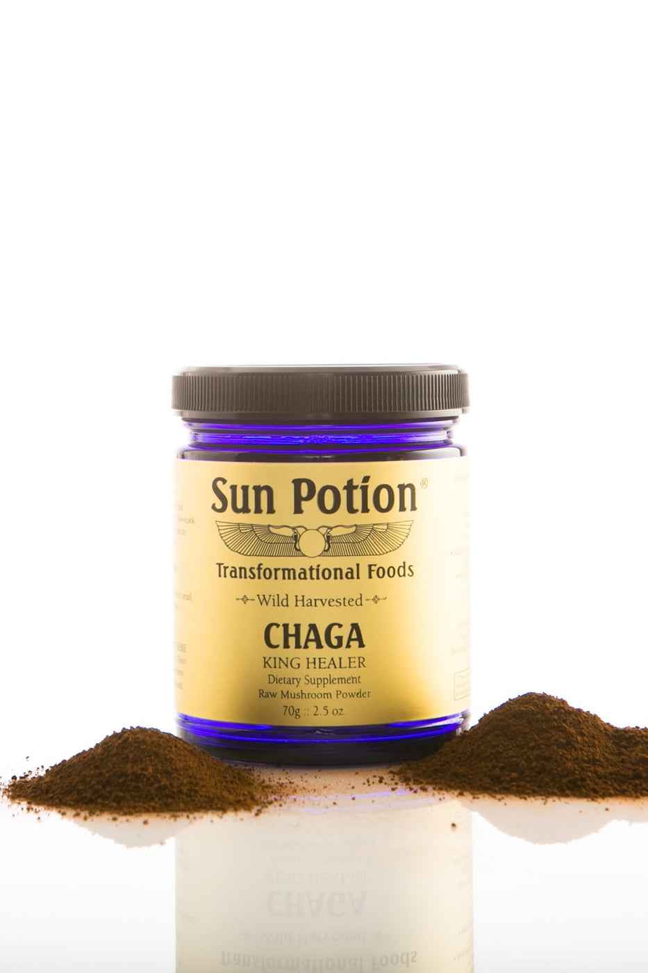 Sun Potion Chaga Mushroom Powder (Wildcrafted)