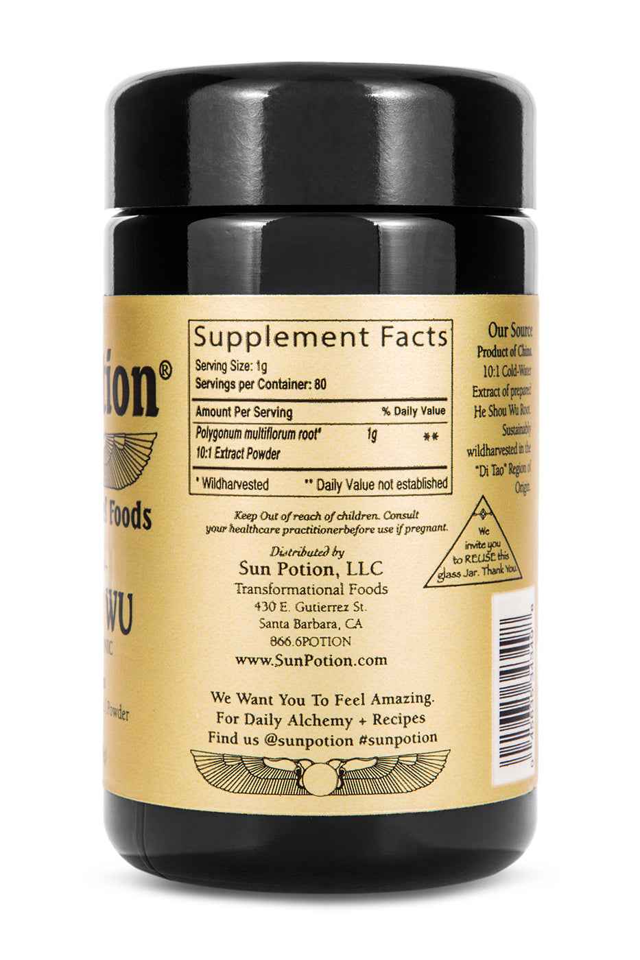 Sun Potion He Shou Wu (Wildcrafted)