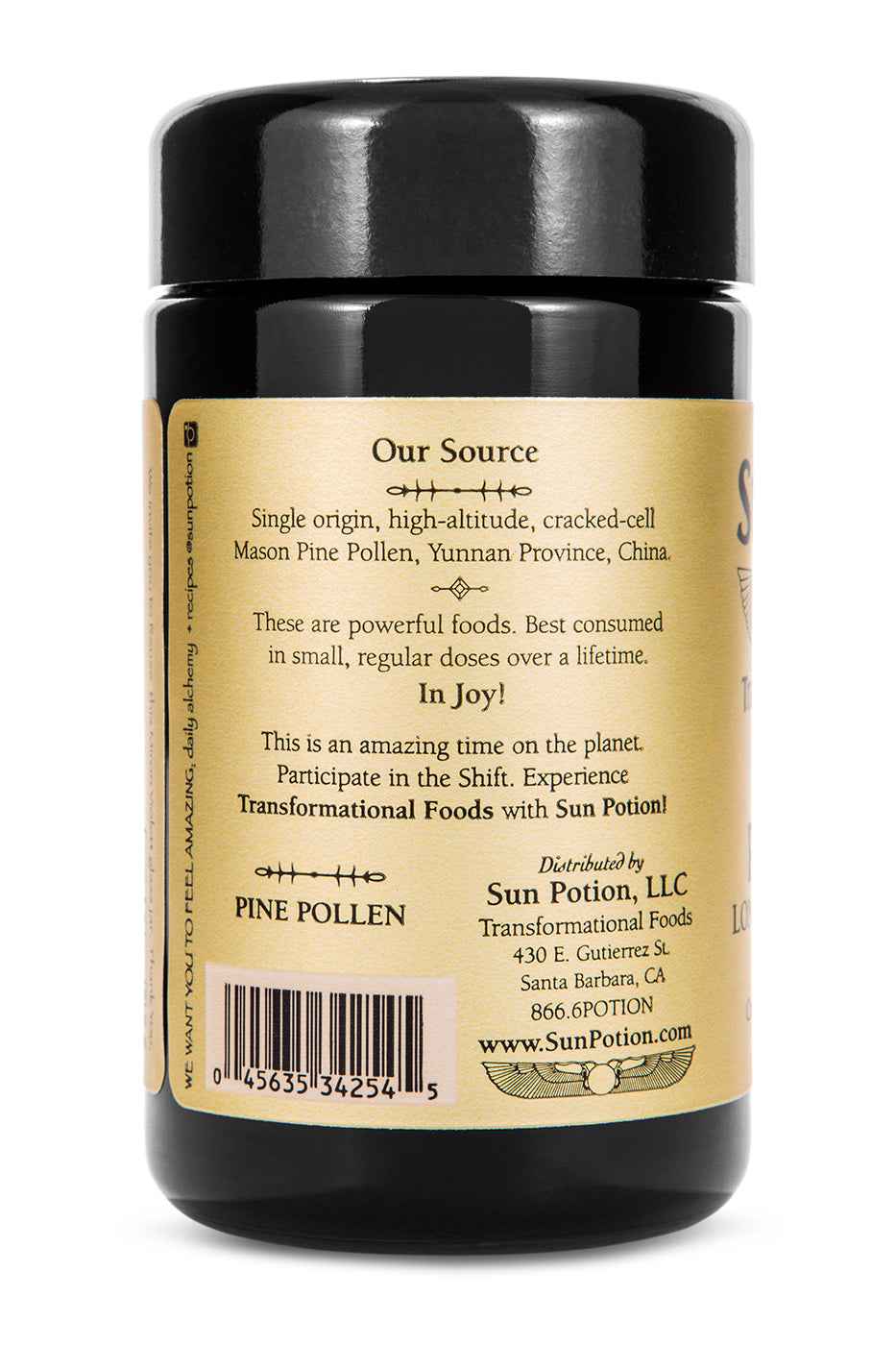 Sun Potion Mason Pine Pollen (Wildcrafted)