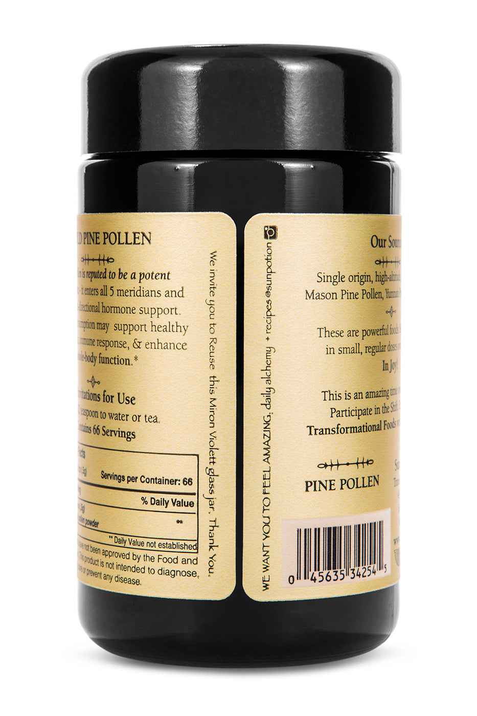 Sun Potion Mason Pine Pollen (Wildcrafted)