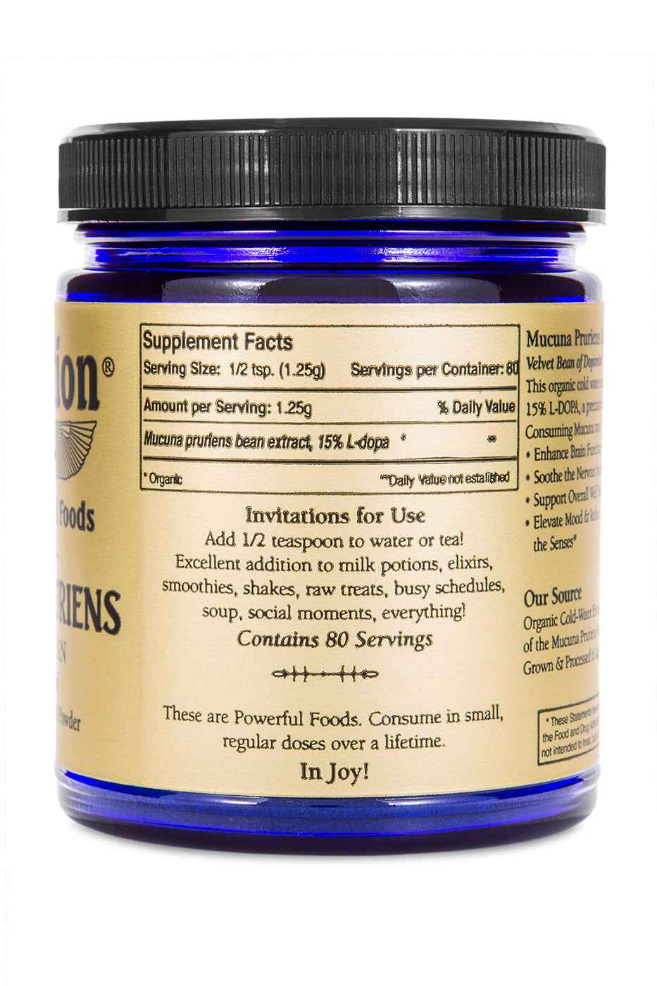 Sun Potion Mucuna Pruriens Powder (Organic)