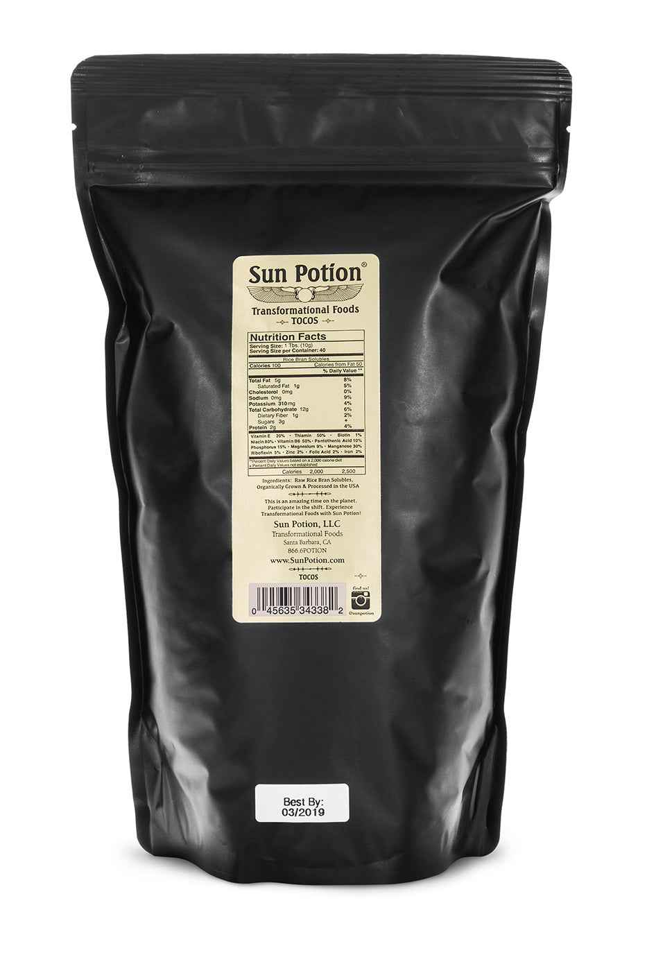 Sun Potion TOCOS (Rice Bran Solubles) 400G