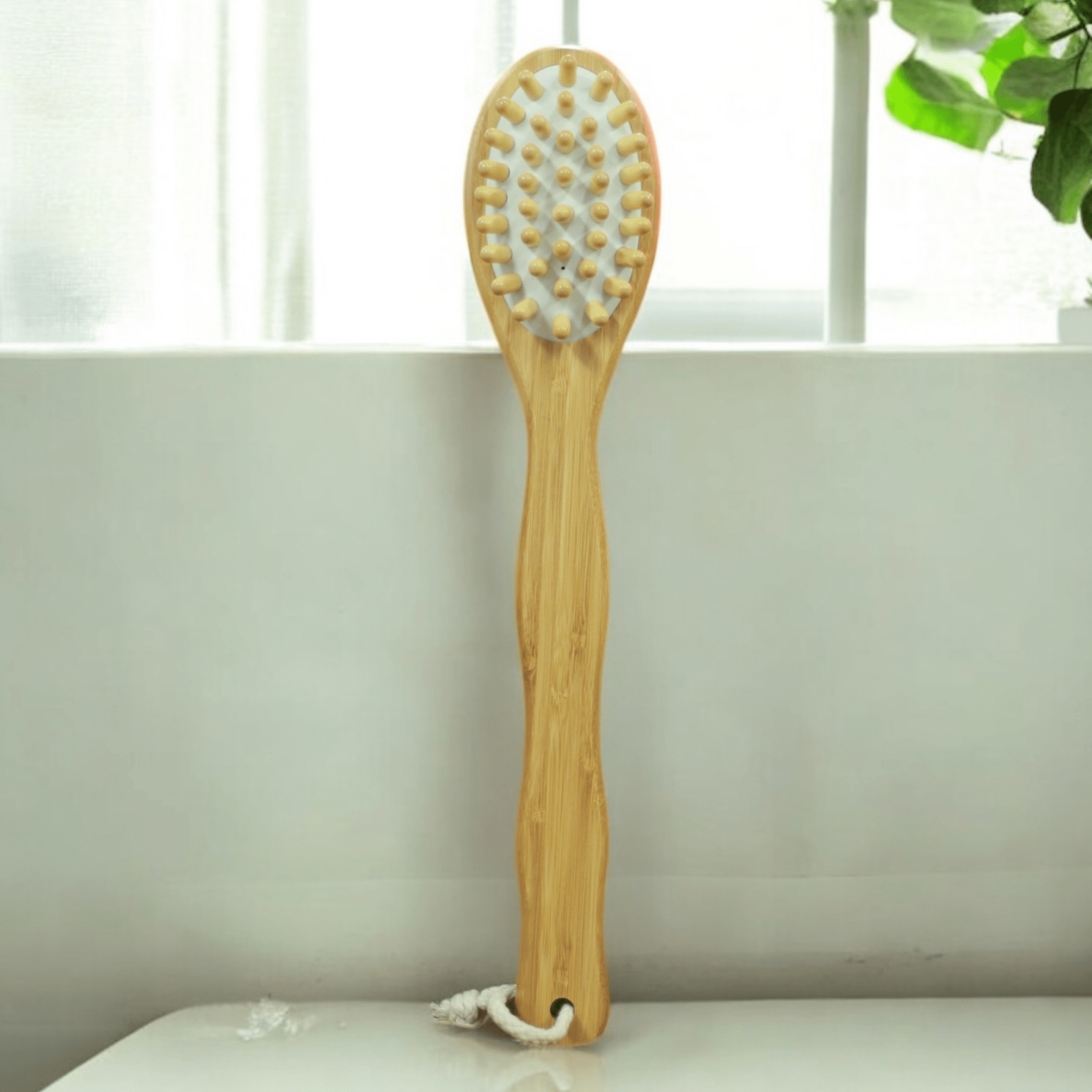 Therasage TheraBrush With Copper Bristles - LONG HANDLE (Vegan)