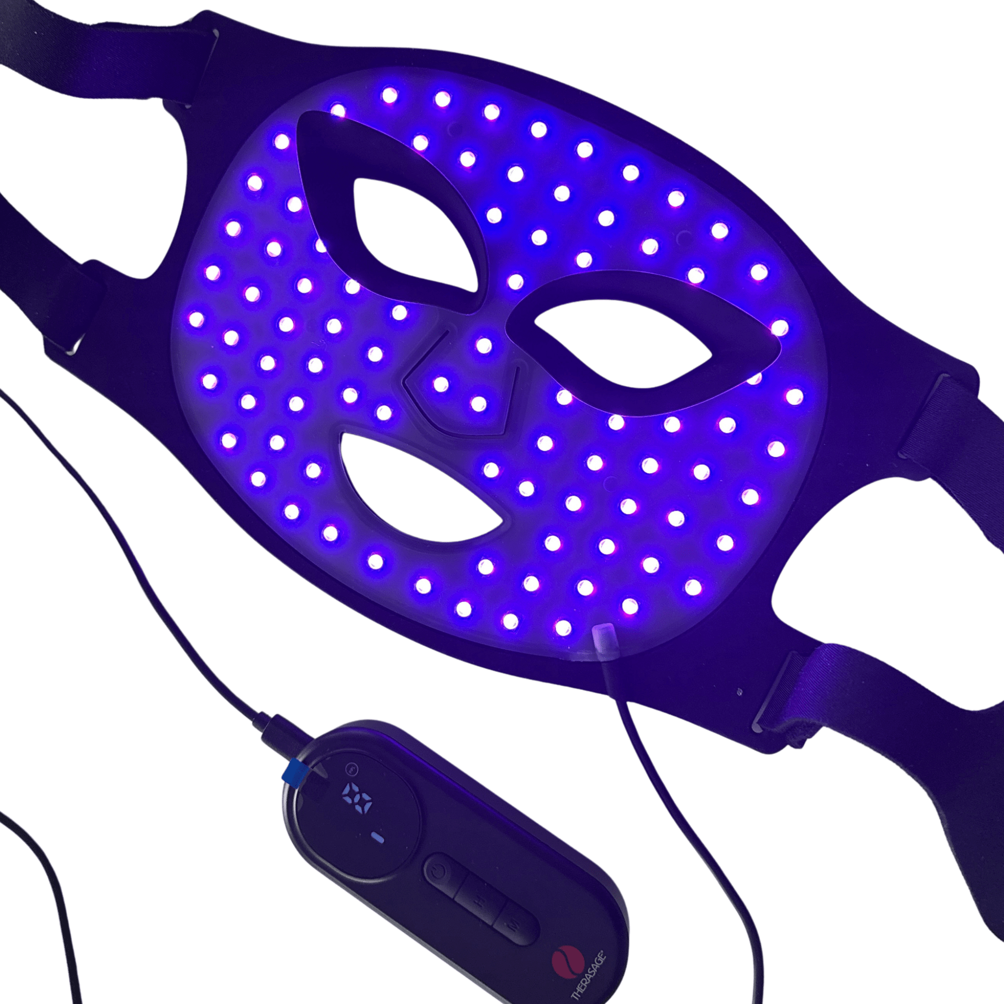 Therasage TheraGlow Mask2Go™ Red Light Therapy LED Face Mask