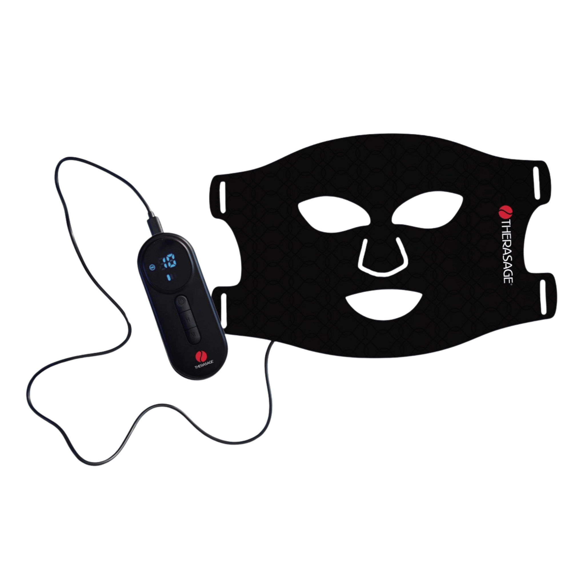 Therasage TheraGlow Mask2Go™ Red Light Therapy LED Face Mask