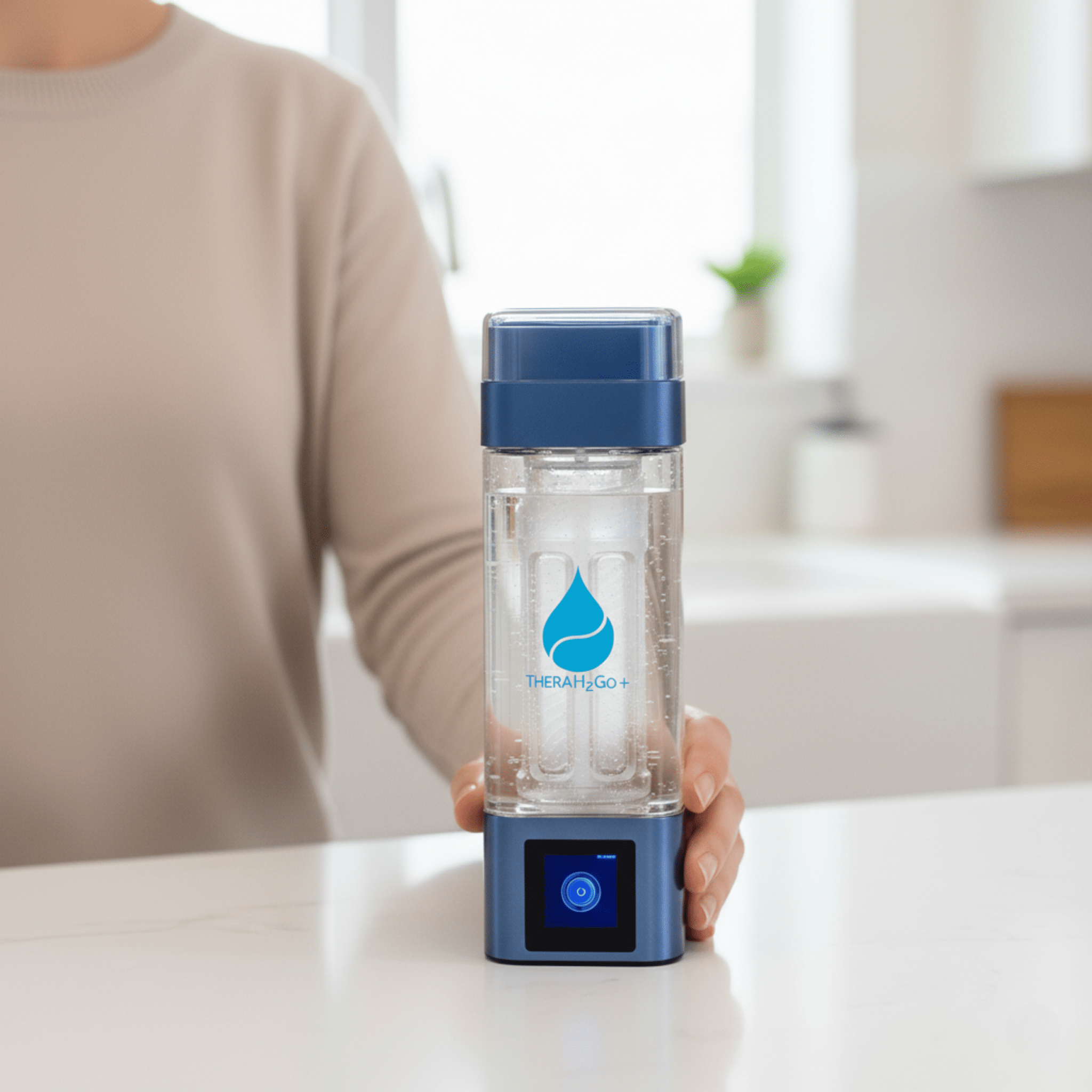 Therasage TheraH2Go+ Hydrogen Water Bottle & Inhalation Device
