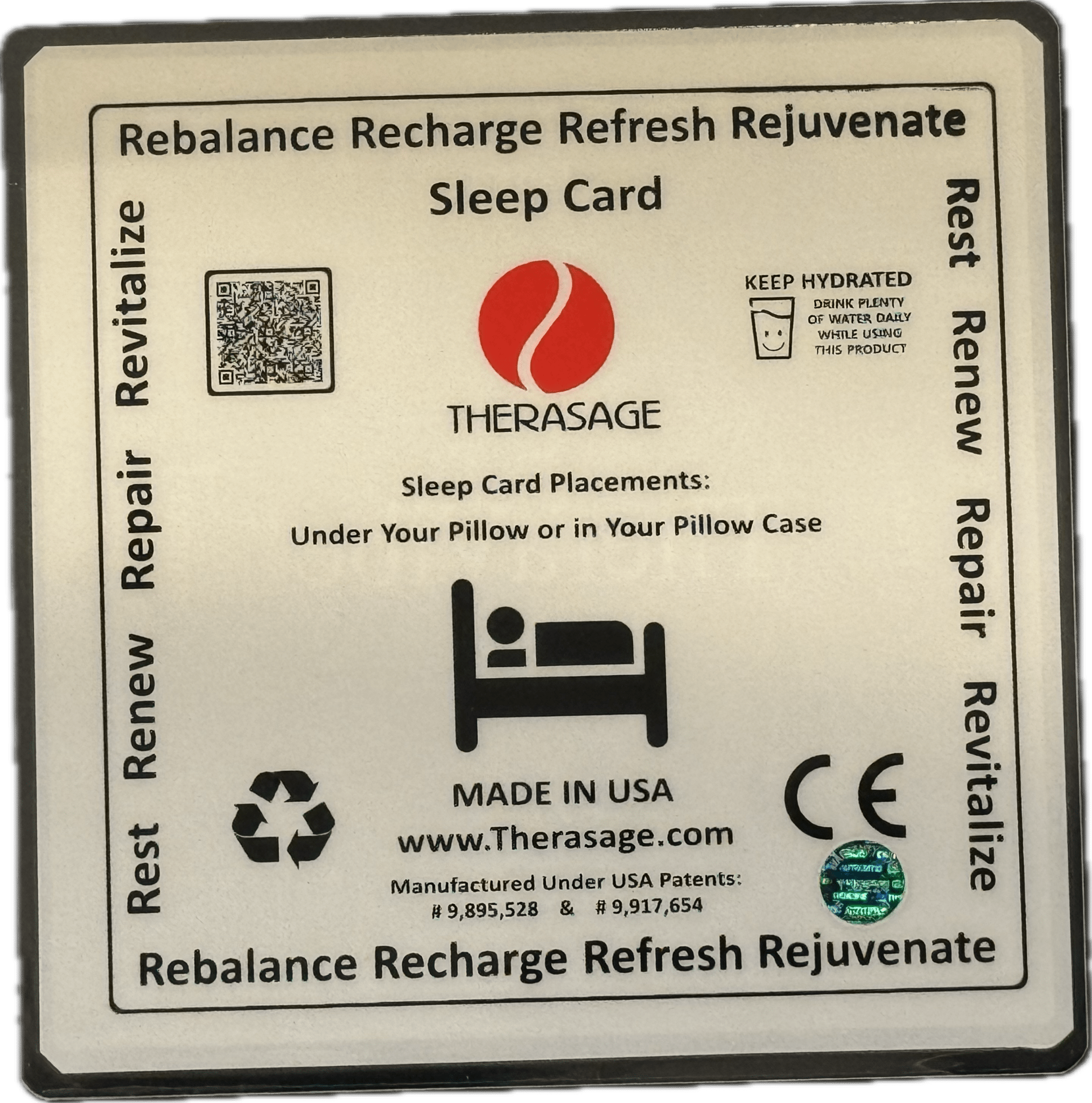Therasage TheraVibe - 6x6 Card - Sleep