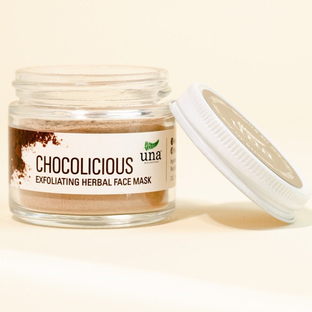 Una Biologicals® Chocolicious Exfoliating Herbal Face Mask | Face Care | Una Biologicals Skin Care