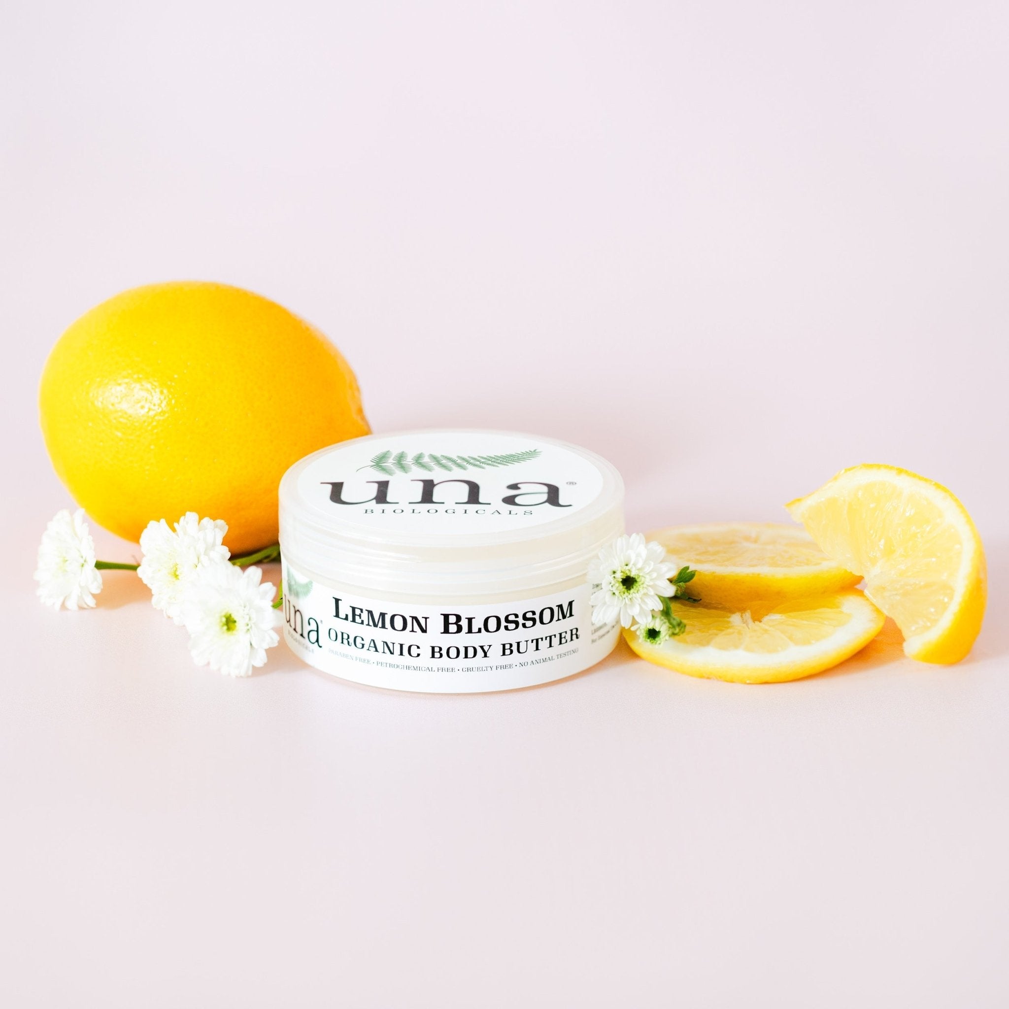 Una Biologicals® Lemon Blossom Body Butter | Natural Body Lotion | Una Biologicals