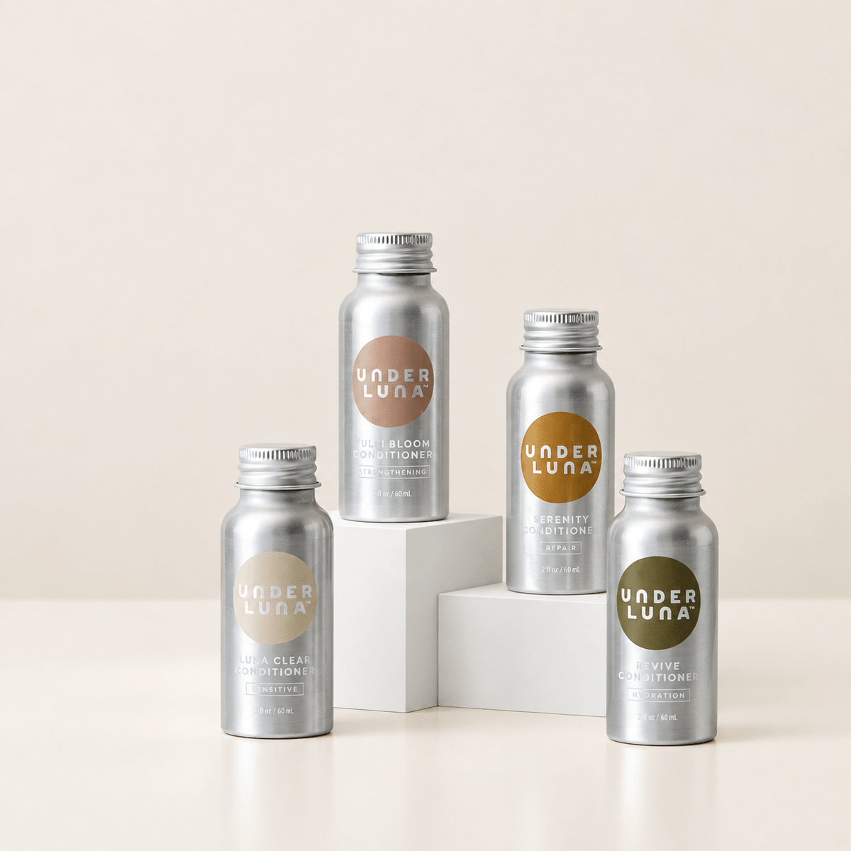 UNDER LUNA™ 2 oz Trial + Travel Size Conditioners