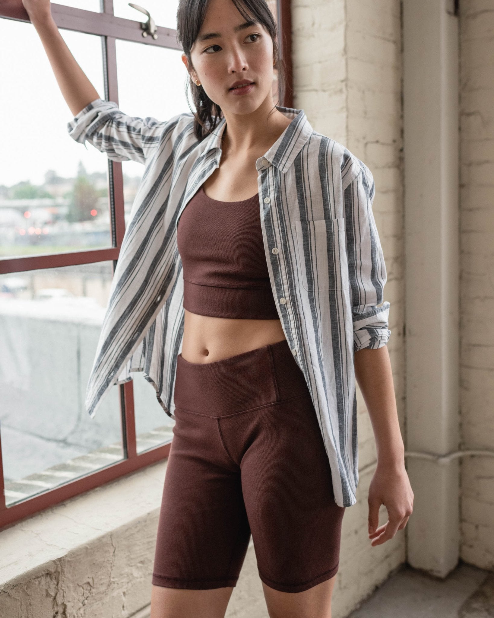 United By Blue EcoKnit™ Ribbed Bike Short