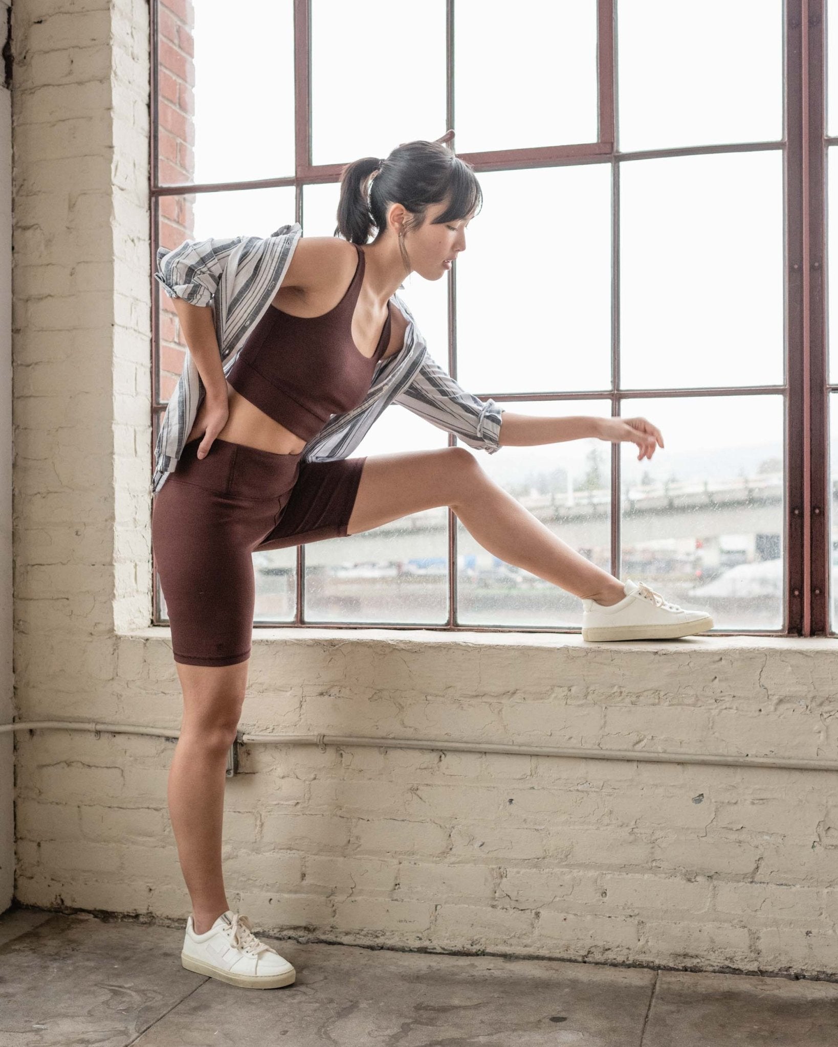 United By Blue EcoKnit™ Ribbed Bike Short