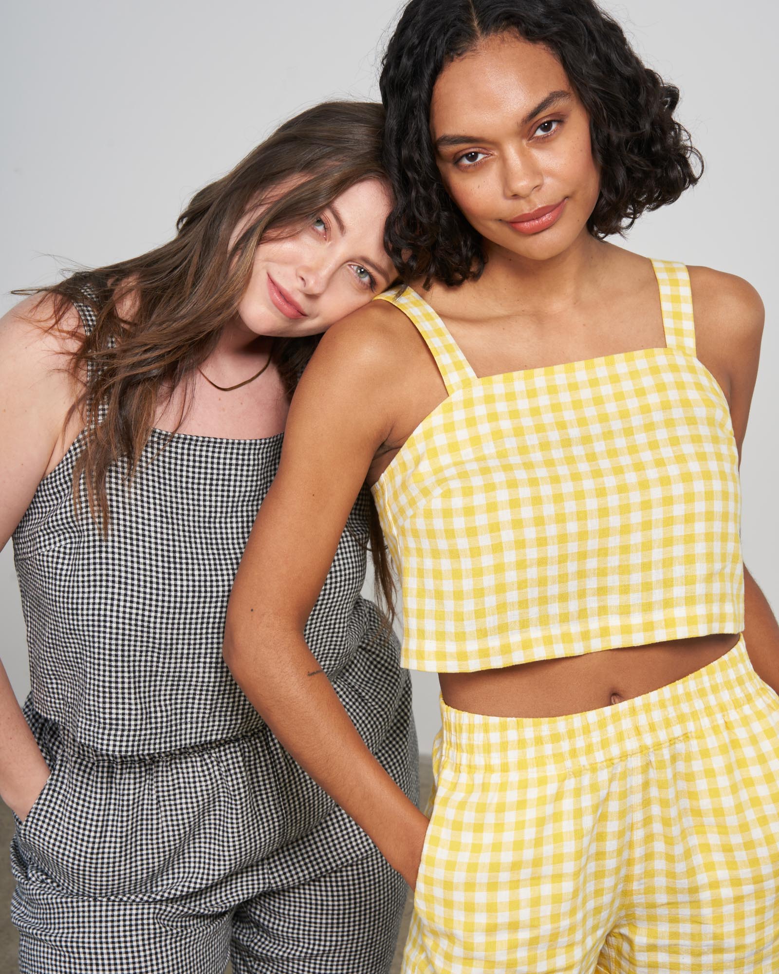 United By Blue Linen Cropped Tank