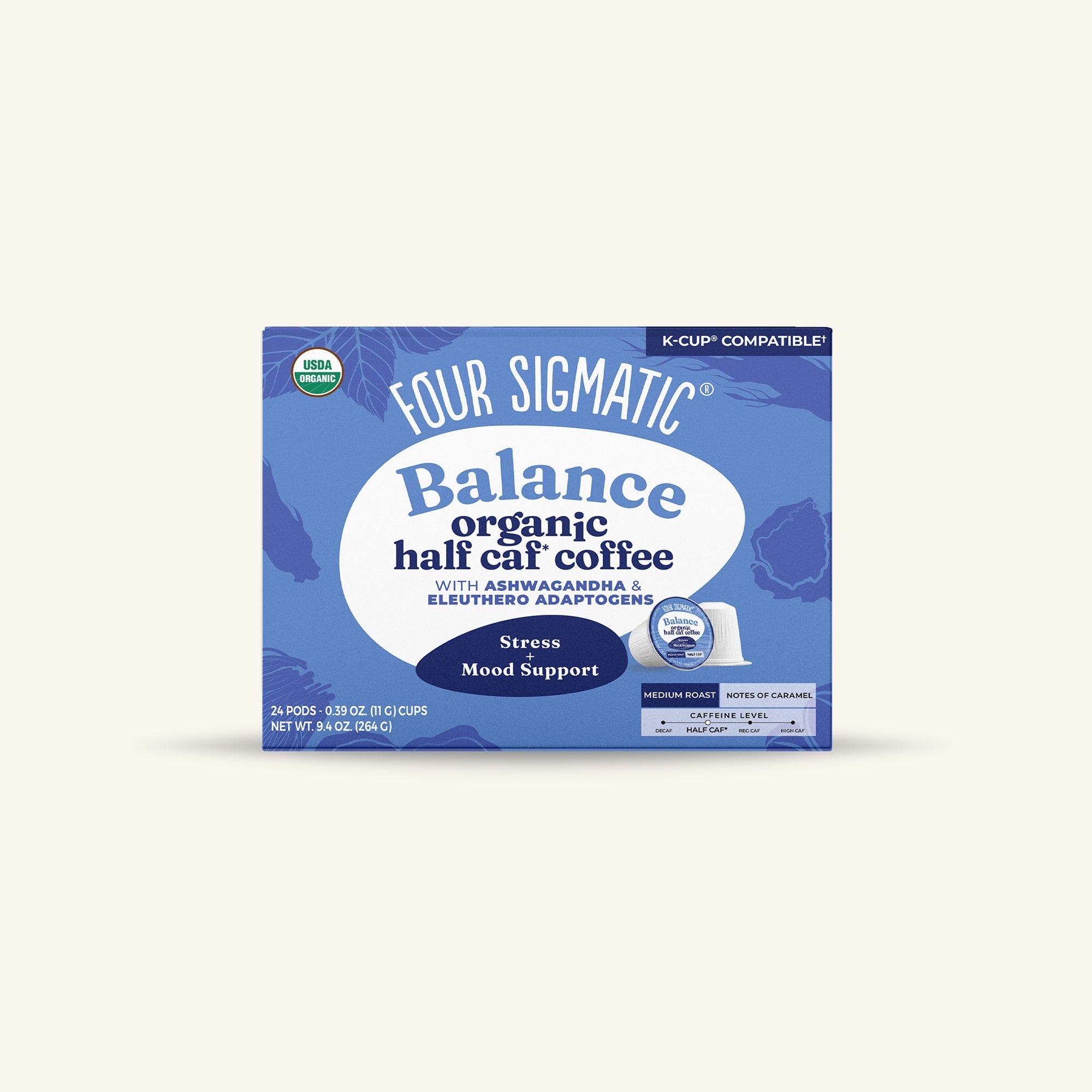 US Four Sigmatic Balance Coffee Pods (24ct)